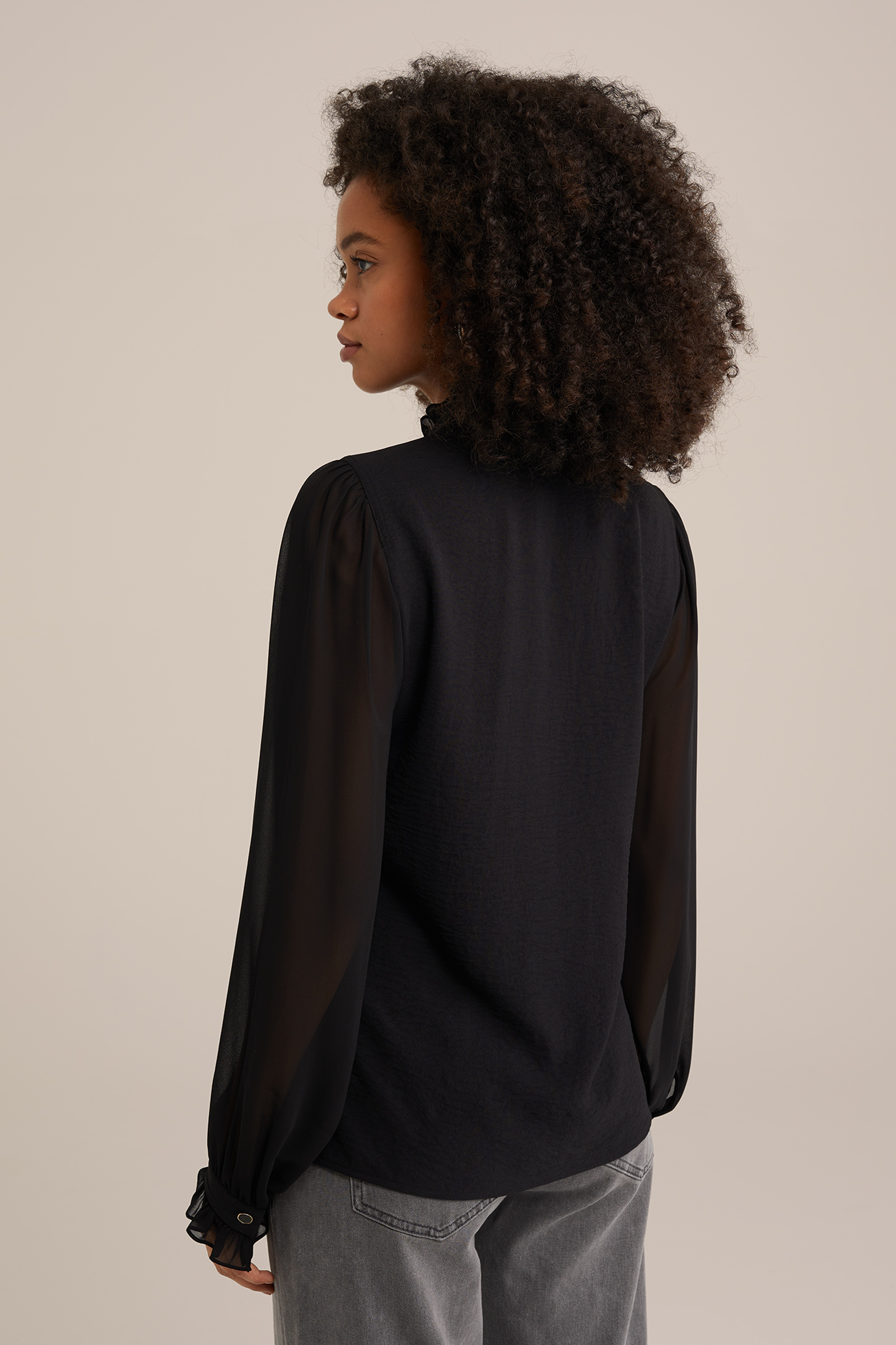 blouse WE Fashion Zwart