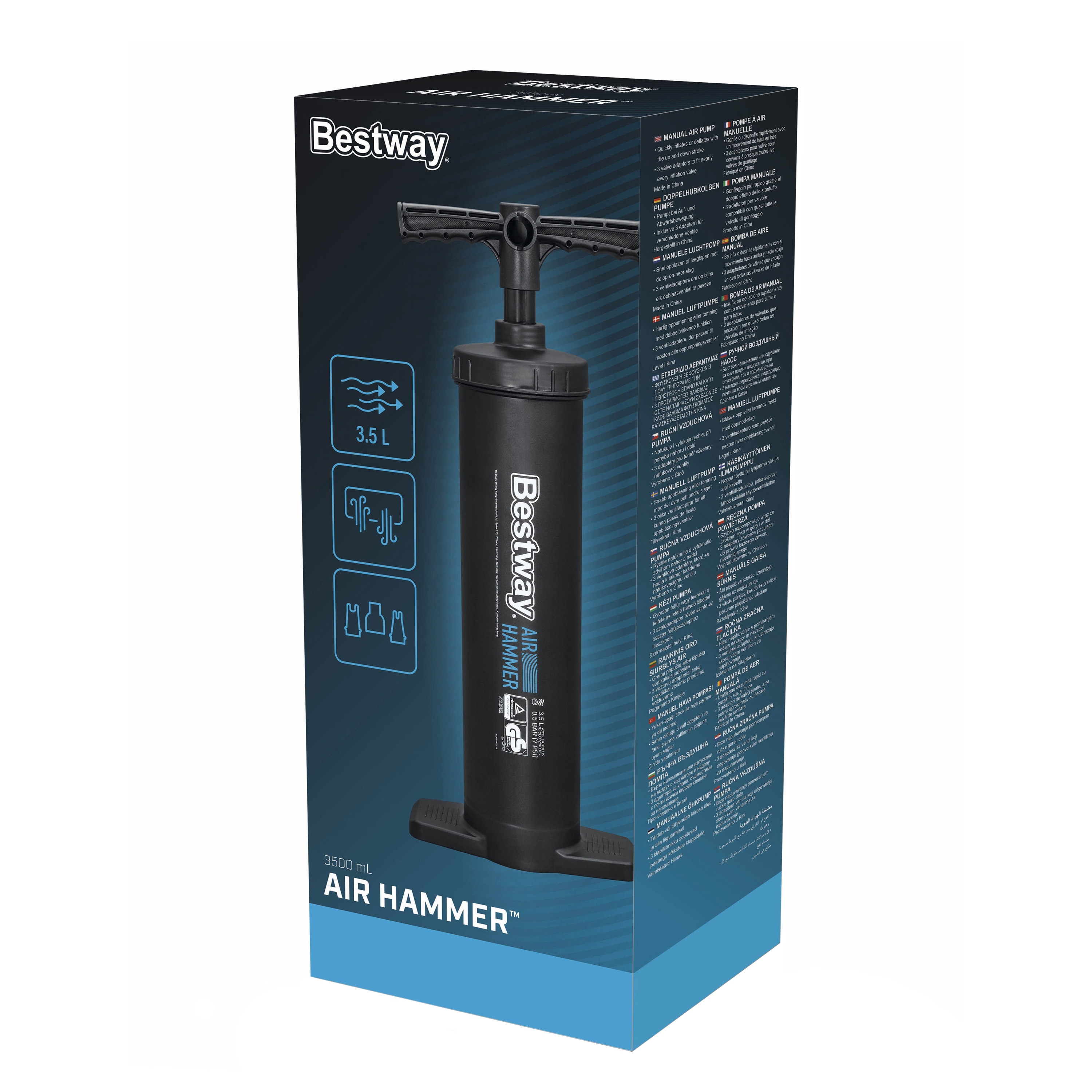 Doppelhubkolbenpumpe Air Hammer 3.5L