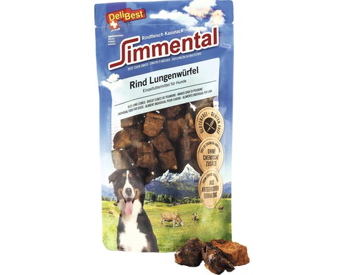 Hondensnack DeliBest Simmental longblokjes rundvlees 120 g