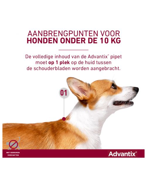 Advantix Spot On 40 0.4 ml - Anti vlooien en tekenmiddel