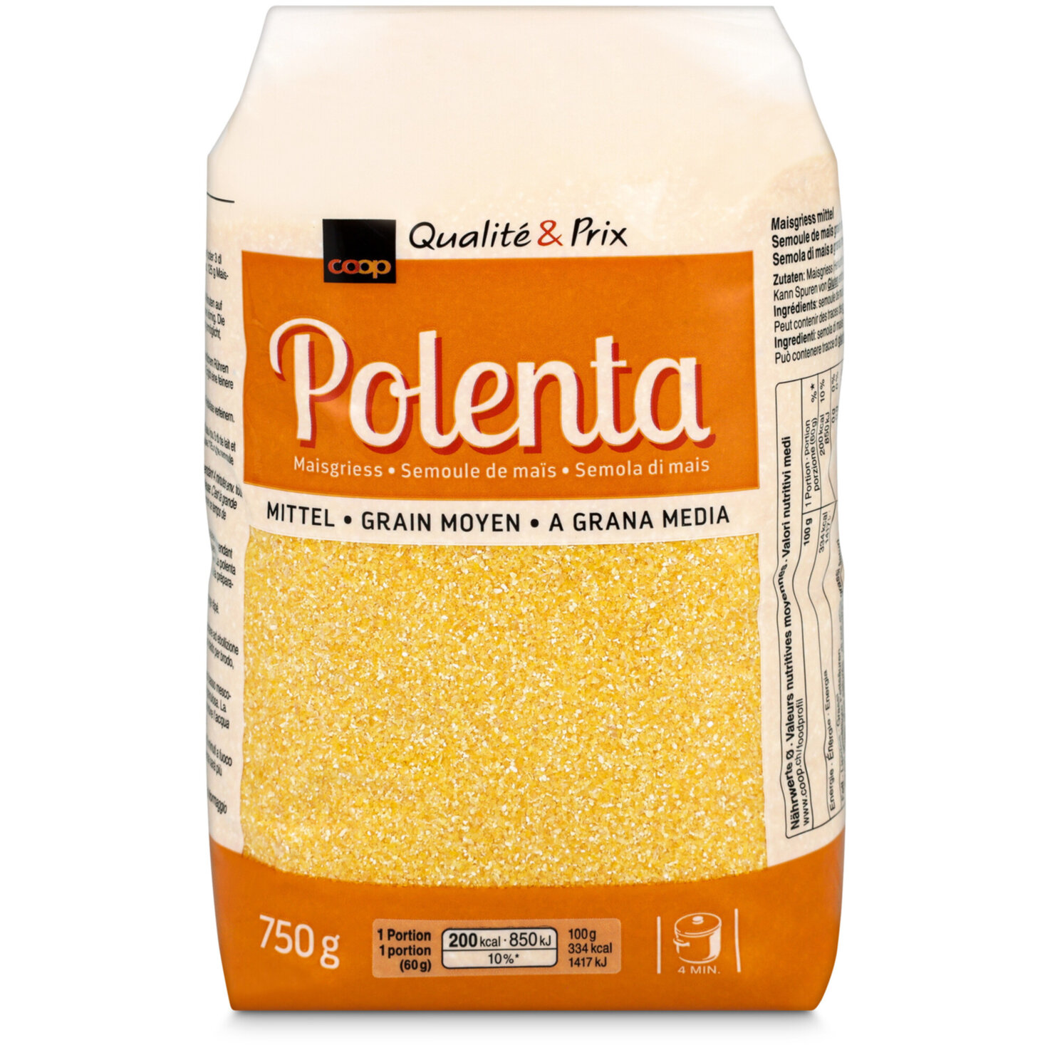 Polenta Maisgriess mittel