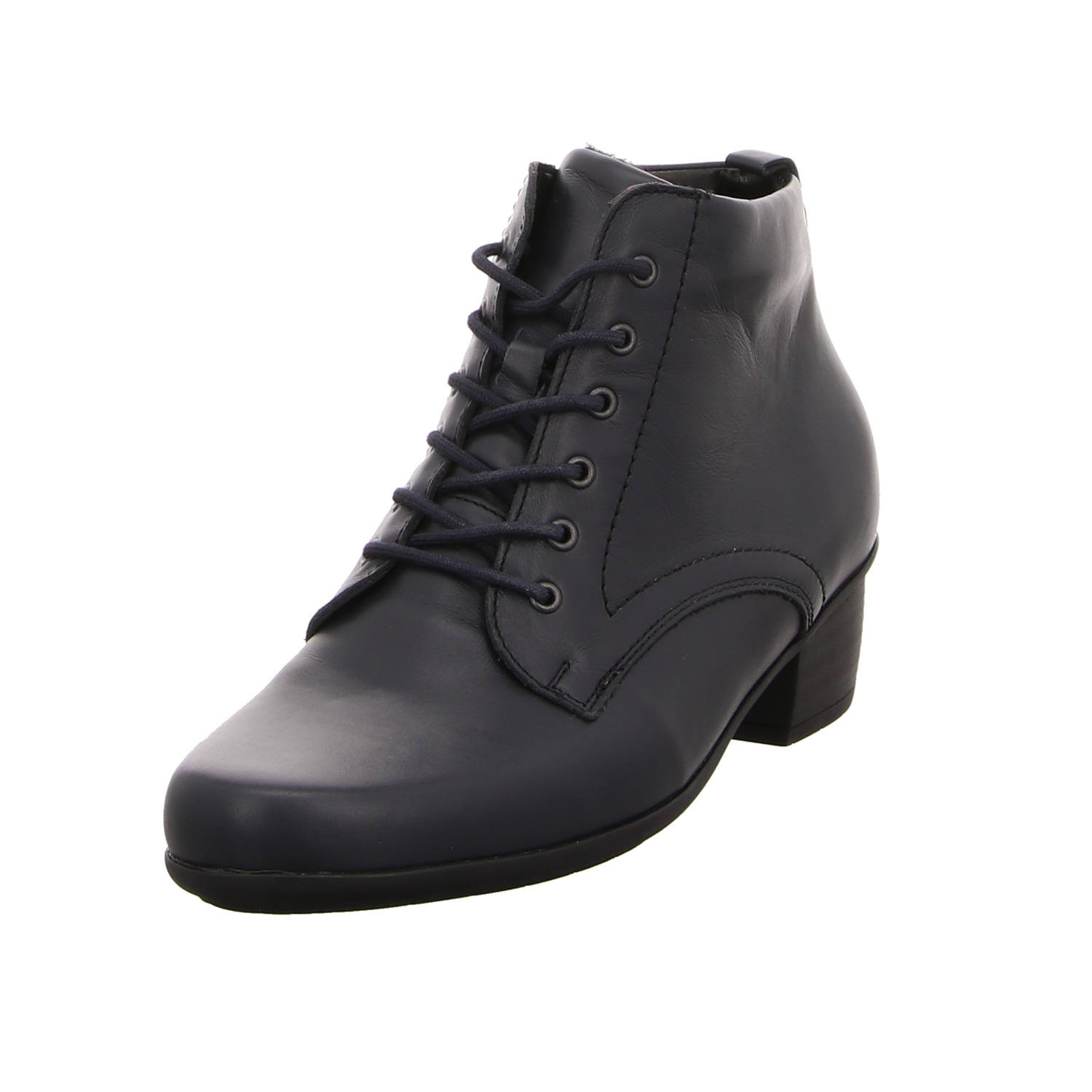 Waldläufer Schnürstiefeletten blau