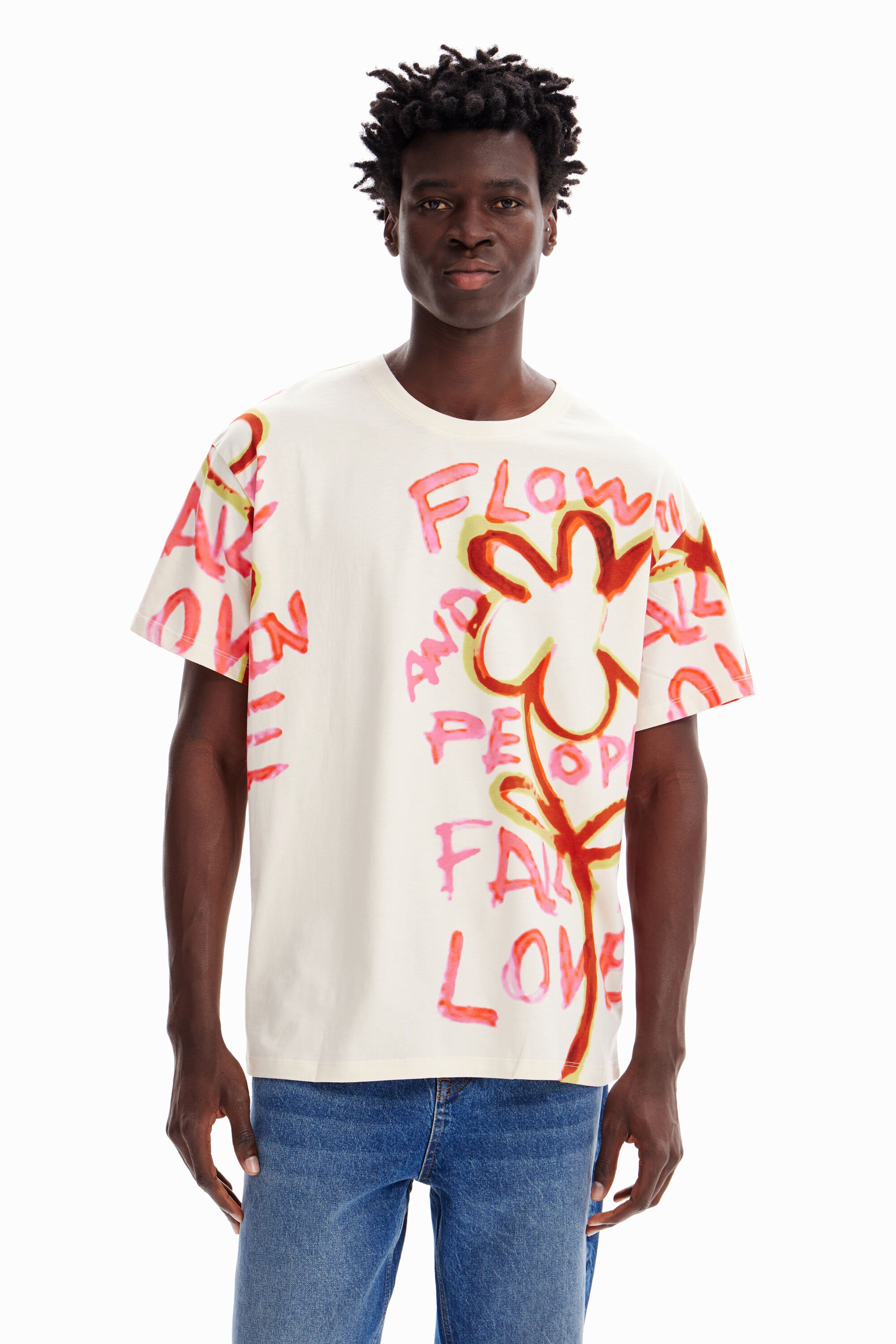 T-shirt oversize message nature