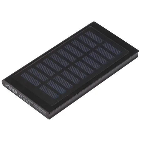 Macma Solar-Powerbank mit USB-Ladekabel, Leistung von 8.000mAh