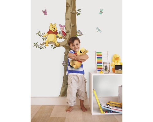 Muursticker Disney Winnie de Poeh De Maat 100x70 cm