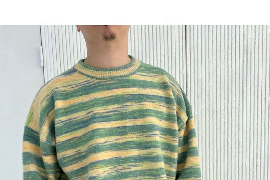 SeoulPop - Unisex gestreepte losse trui