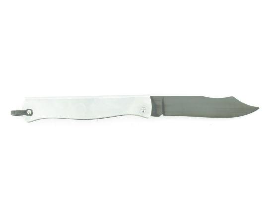 Tiki 160 Carbone Noir - Manche Acier Chromé Couteau de poche Le Thiers par Cognet Douk Douk