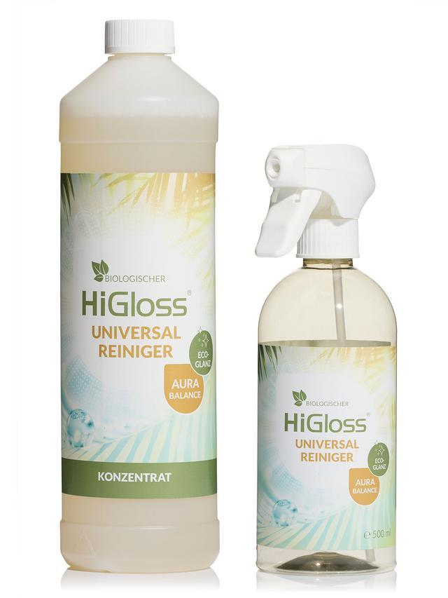 HiGloss Mikroben Biologischer Universalreiniger EcoGlanz, 1 L