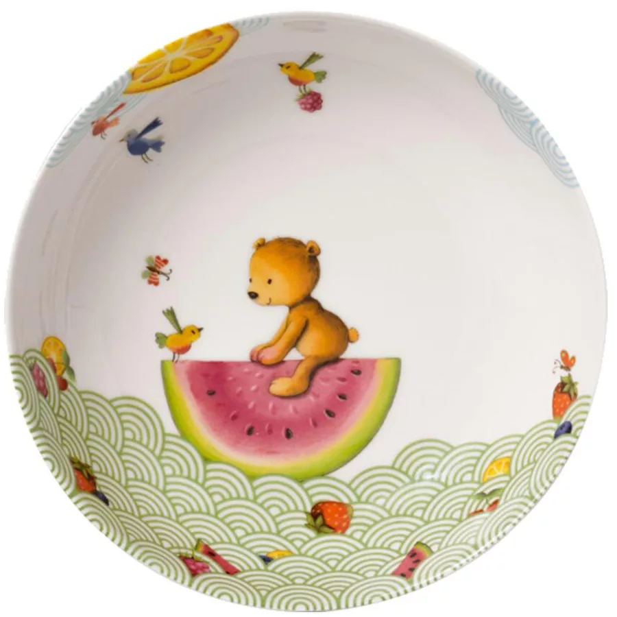 Villeroy & Boch Kindersuppenteller Hungry as a Bear ø 19.5 cm bunt