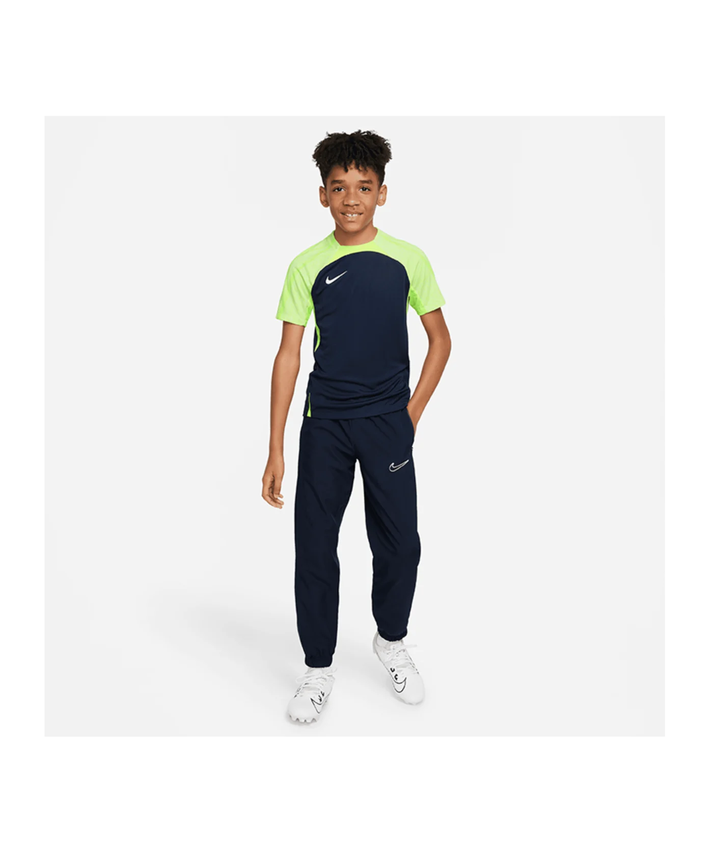 Nike Strike 23 T-Shirt Kids Blau Gelb F452