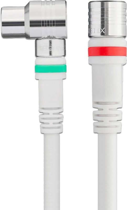 Technetix Aansluitset - Coax Aansluitkabel en Adapters - Ziggo Geschikt