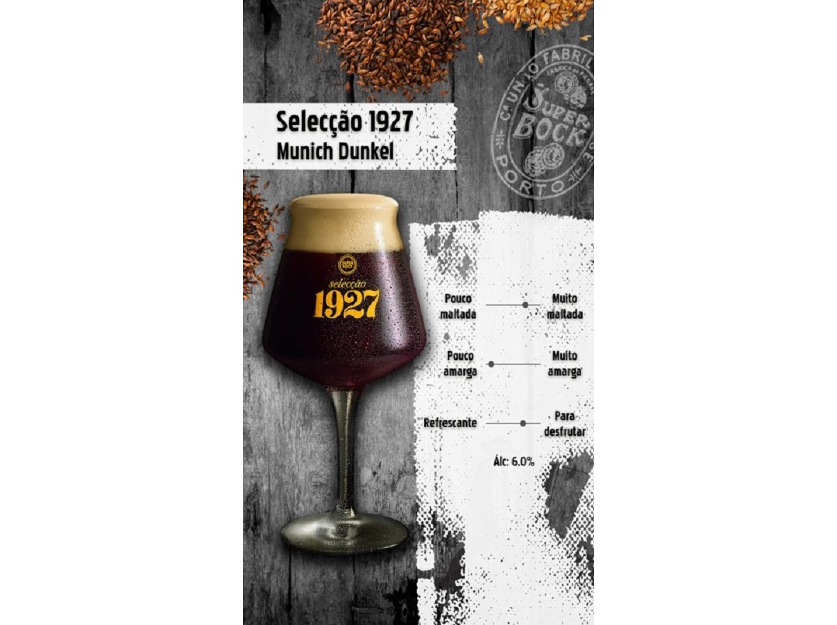 CERVEJA SUPER BOCK 1927 MUNICH DUNKEL 0.75L
