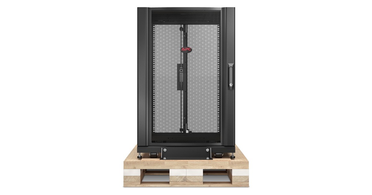 APCNetShelter SX 18U met zijpanelen (incl. herbruikbare transport materialen) server rack  (Zwart, 600 x 1070 x 925mm)