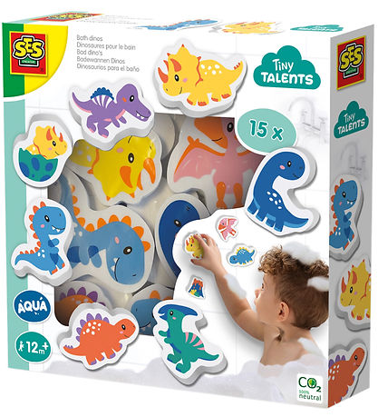 SES Creative Badefiguren I Schaumstoff - Dinos