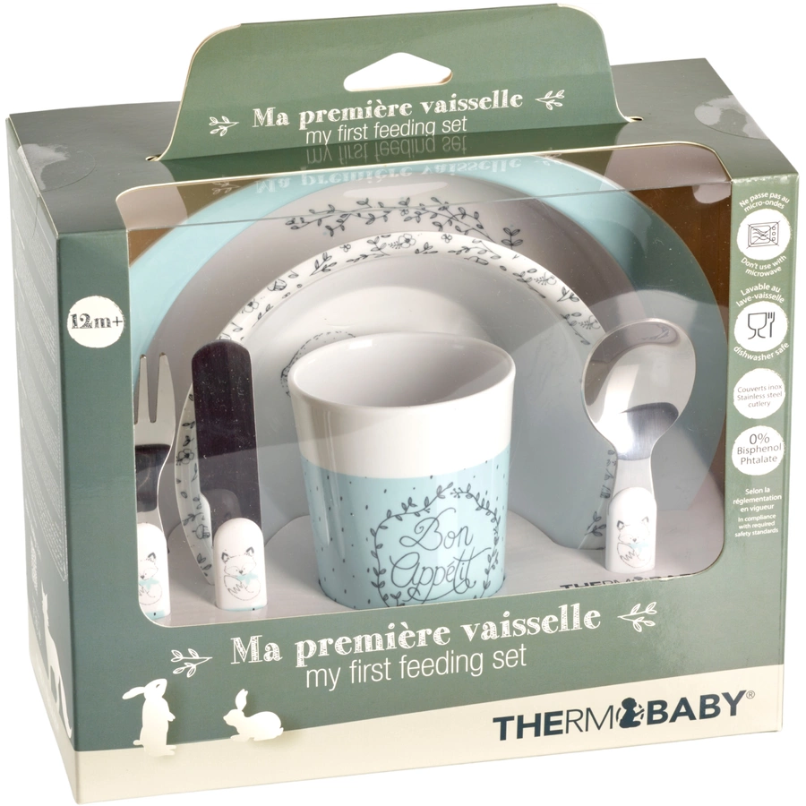 Thermobaby® Geschirrset, Melamine forest