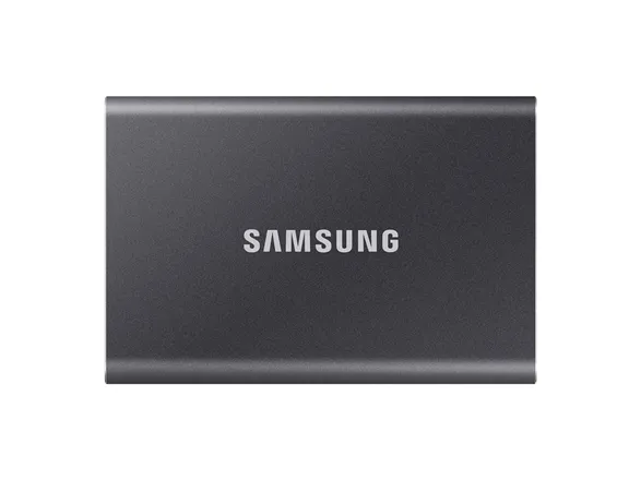 4 TB SSD Samsung Portable T7 Gen2 USB3.2 Titan grå