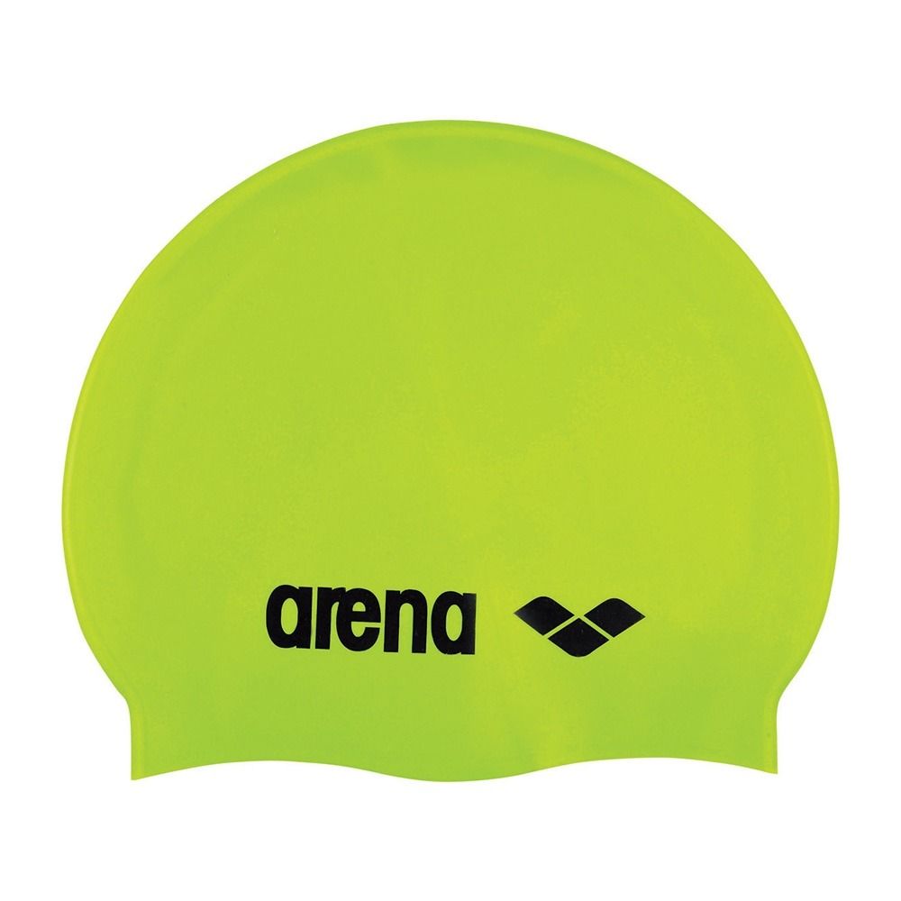 Arena CLASSIC - Bonnet de bain acid lime/black