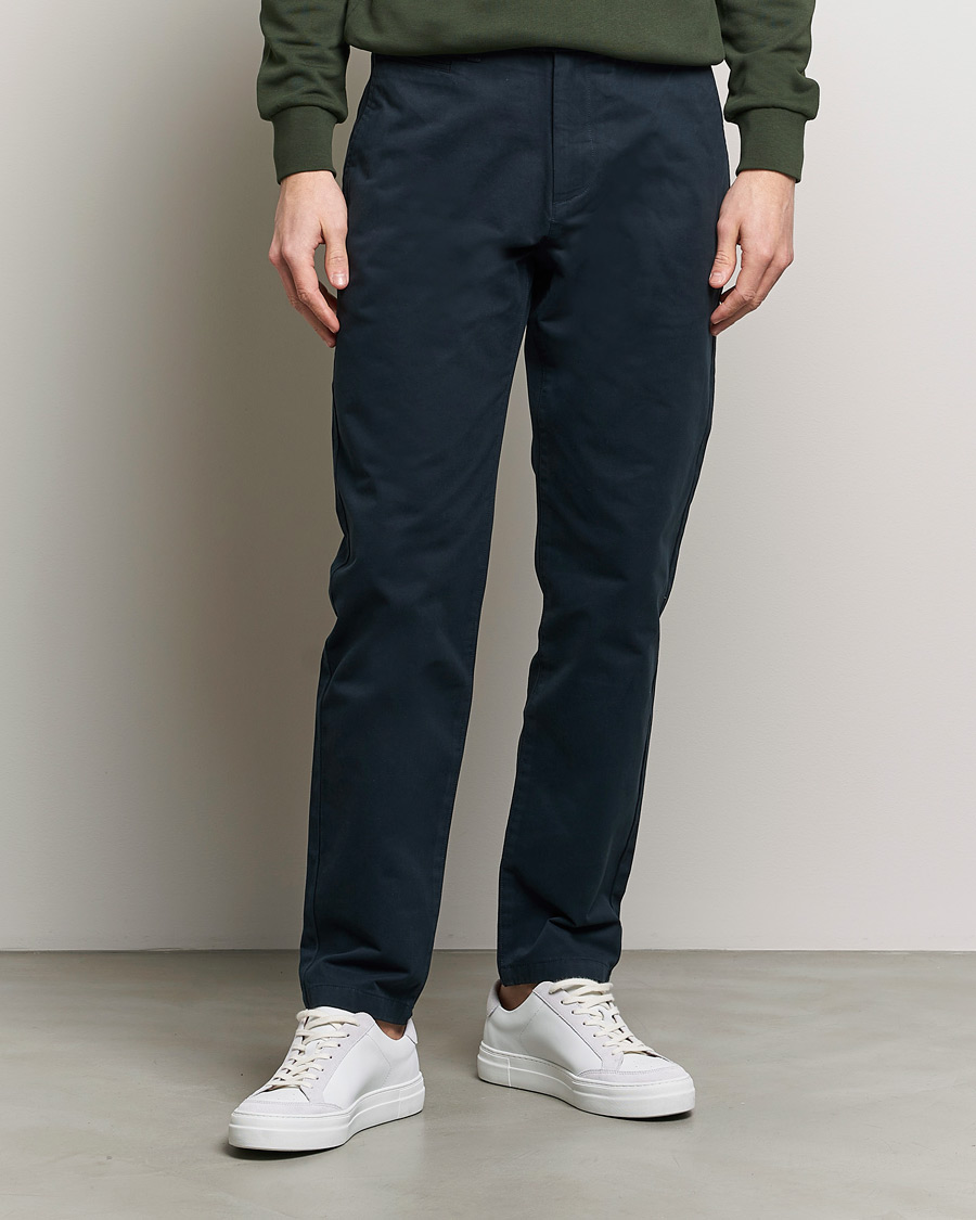 KnowledgeCotton Apparel Chuck Regular Cotton Twill Chino Total Eclipse