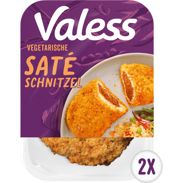 Valess Vega Saté Schnitzel 2 stuks 180g