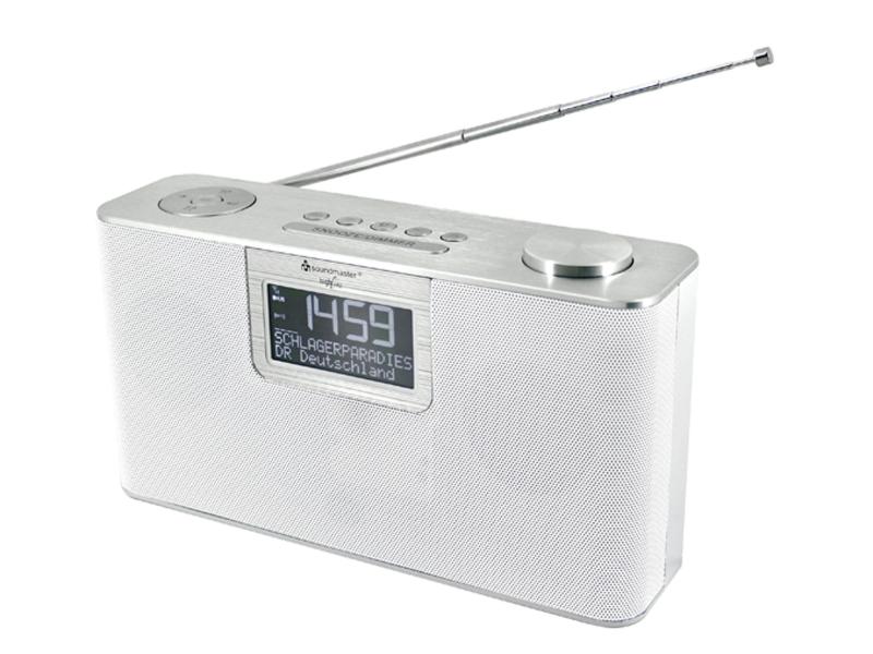 soundmaster DAB  Radio DAB700WE Weiss DAB /UKW Digitalradio mit MP3 - USB/Micro SD und Bluetooth