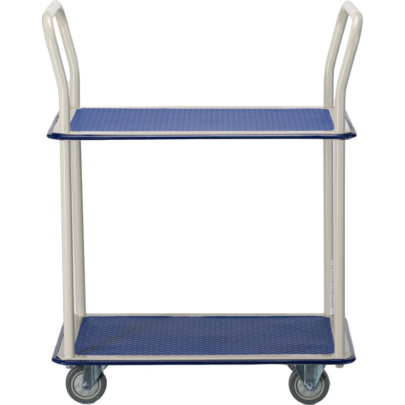 Chariot de manutention double plateaux - Charge 250 kg