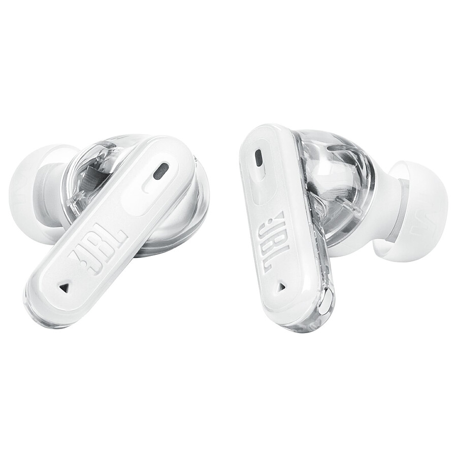 JBL Tune Beam 2 Ghost Edition Blanc