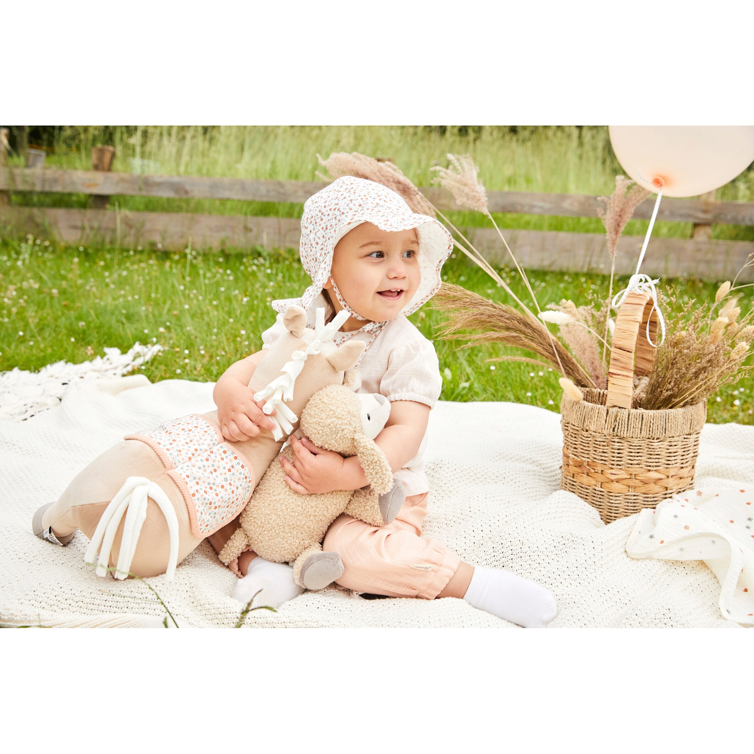 Sterntaler Jogginghose Leinenoptik apricot