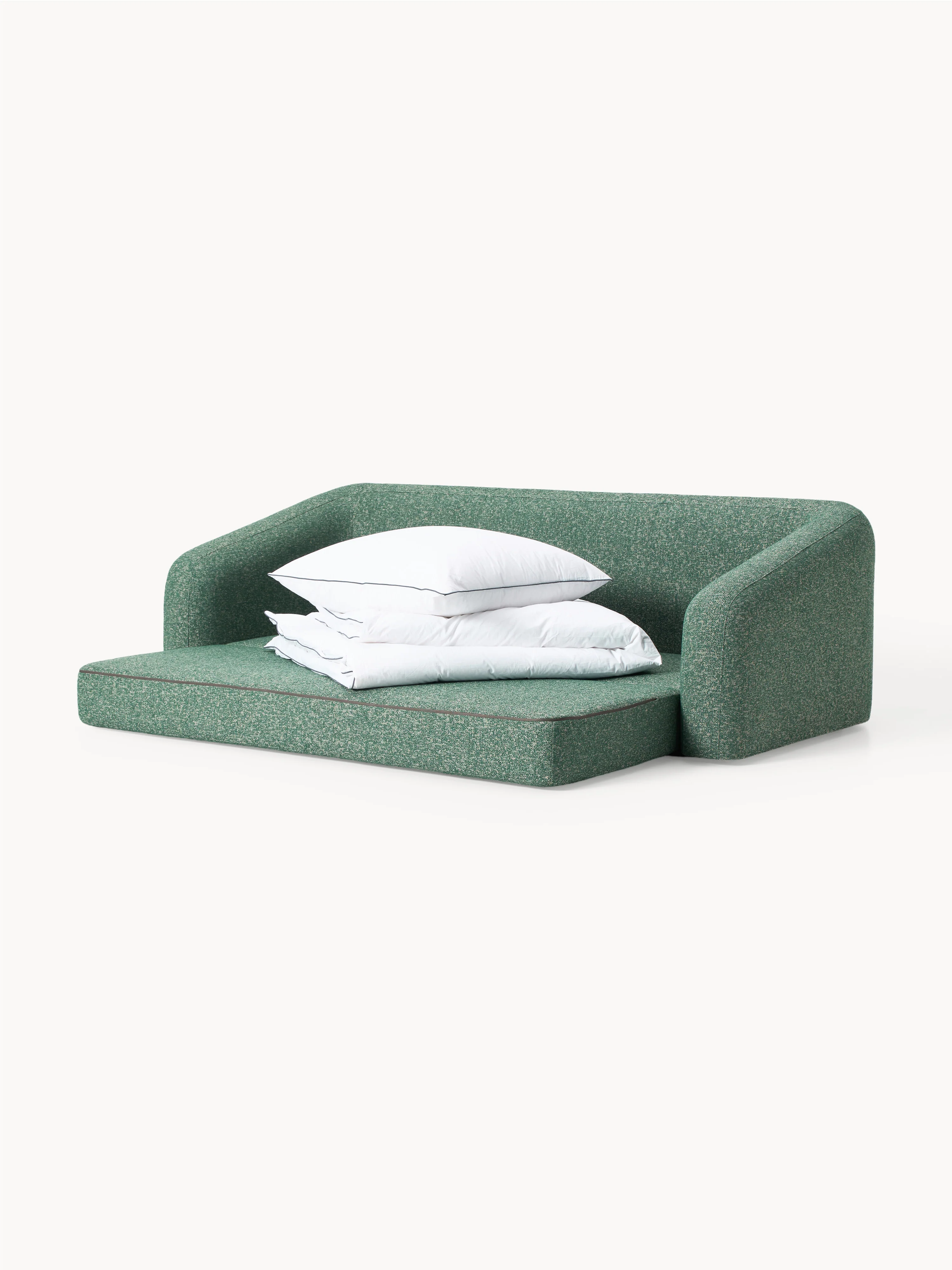 Bouclé slaapbank Eliot (3-zits)
