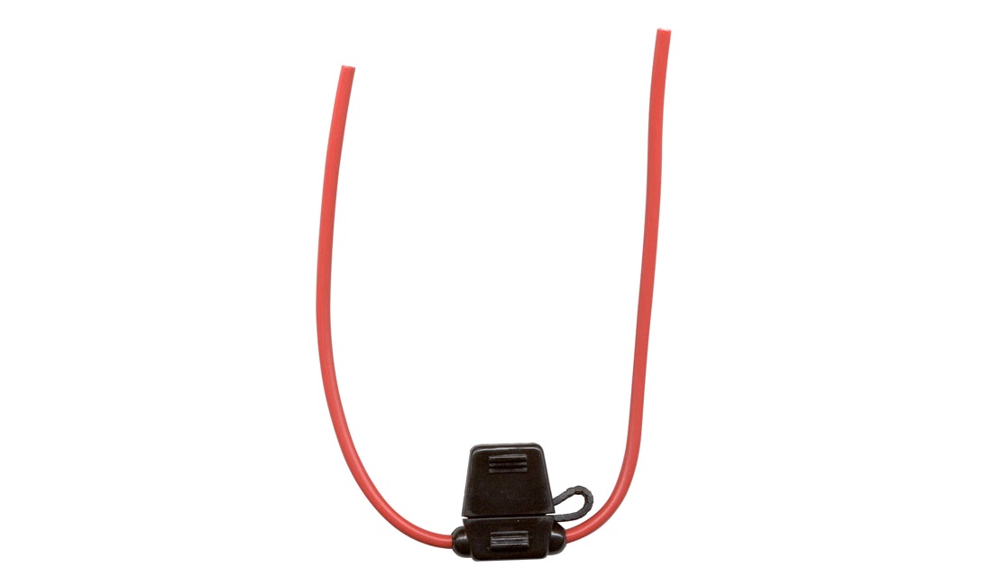 Sikringsholder m. kabel fladsikring