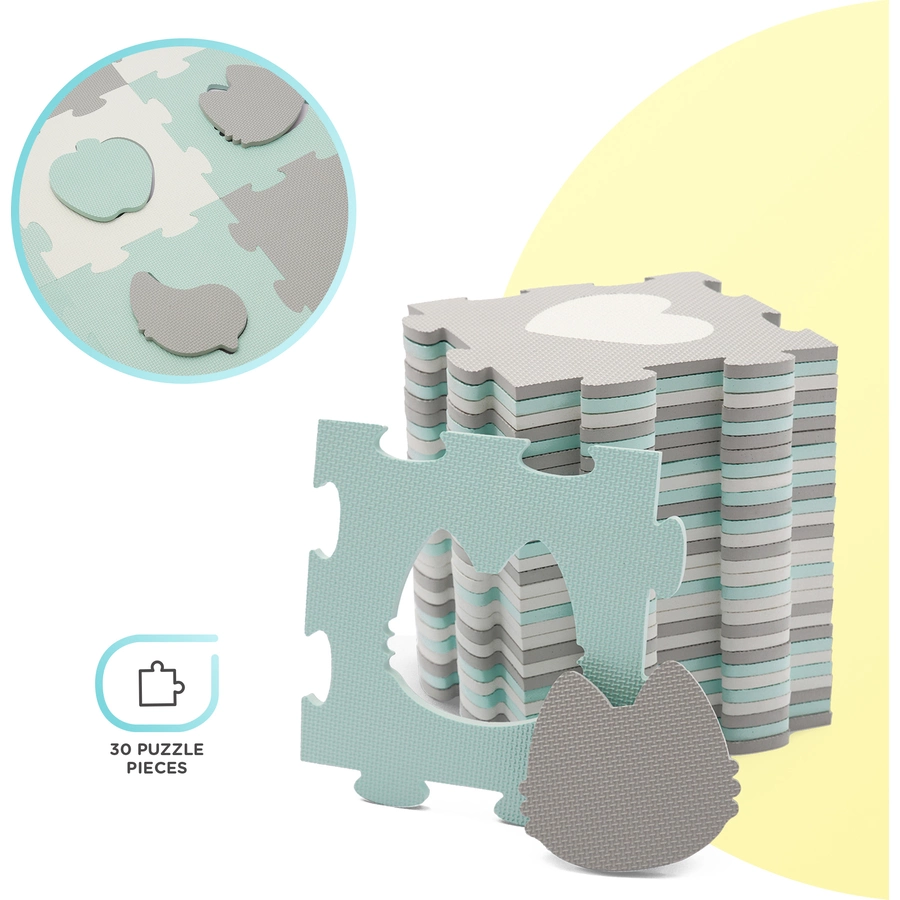Kinderrkraft Puzzlematte LUNO SHAPES, mint