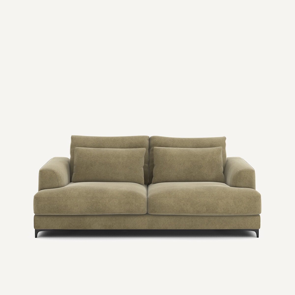 AM.PM<br>Sofá-cama de 3 lugares com forro de veludo, Marsile