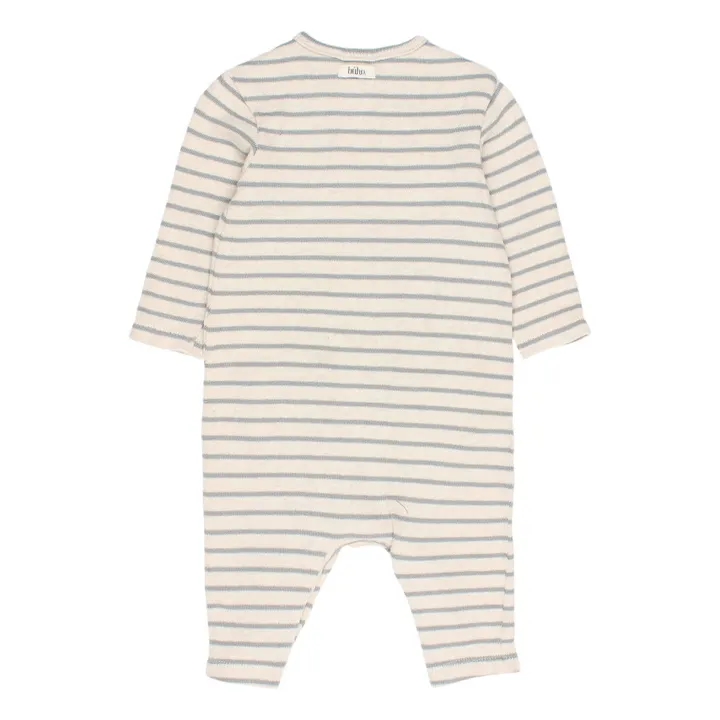 Búho Combinaison Jersey Rayée | Ecru