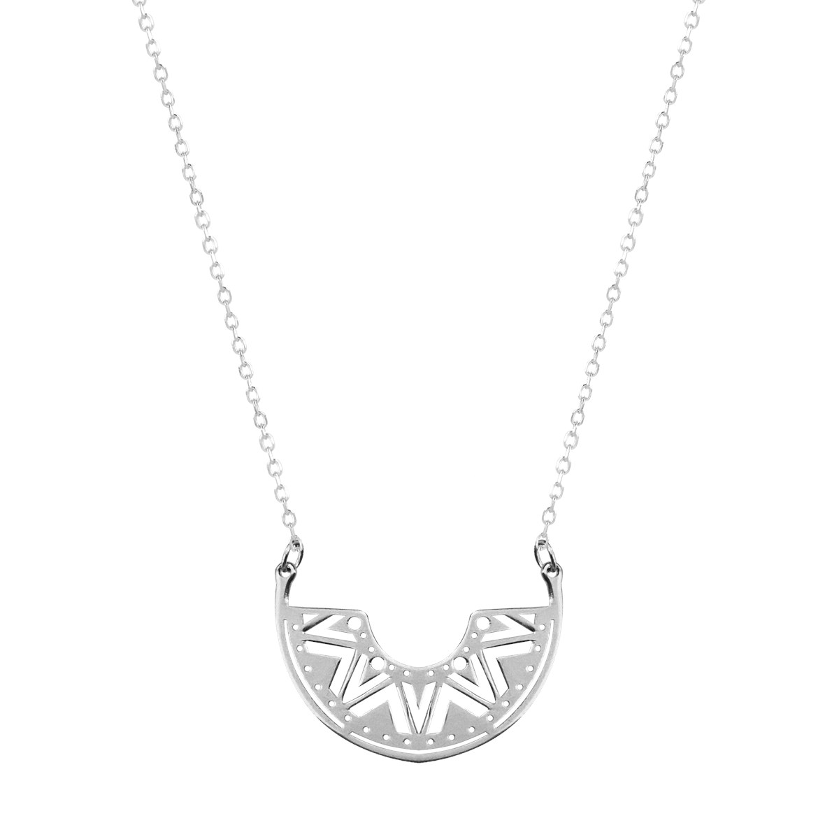 Collier en argent 925 rhodié