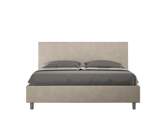 ITYHOME - Lit coffre adele 160x190 microfibra sable