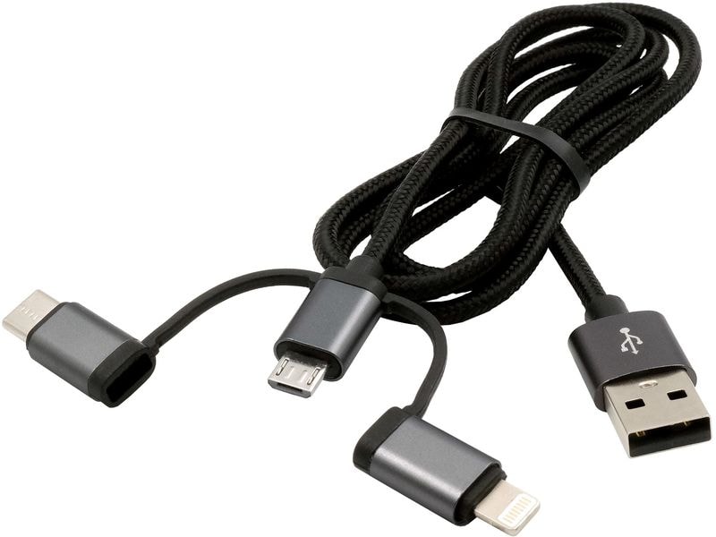 Exsys USB-Ladekabel EX-K1403-2 USB A - USB C 1 m Daten- und Ladekabel