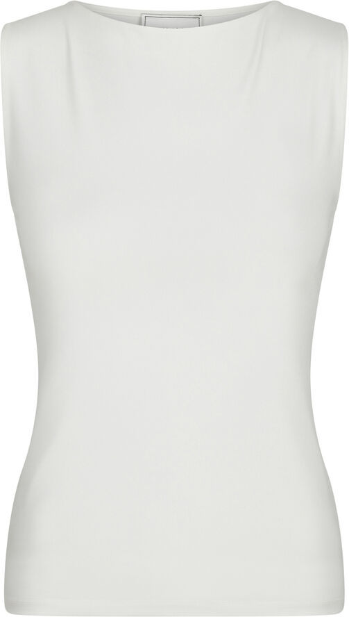 Neo Noir Ditty Jersey Top White