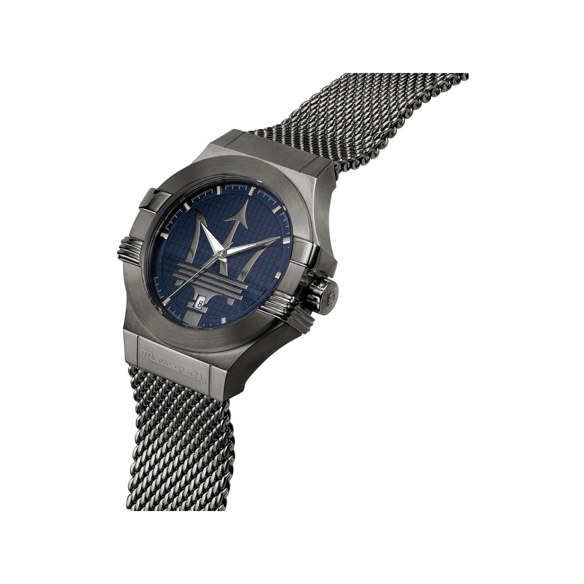 Montre MASERATI homme bracelet acier inoxydable gris foncé