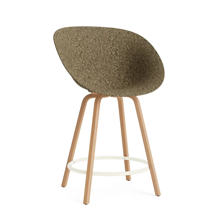 Normann Copenhagen - Mat Barstuhl 65 cm, seaweed cream