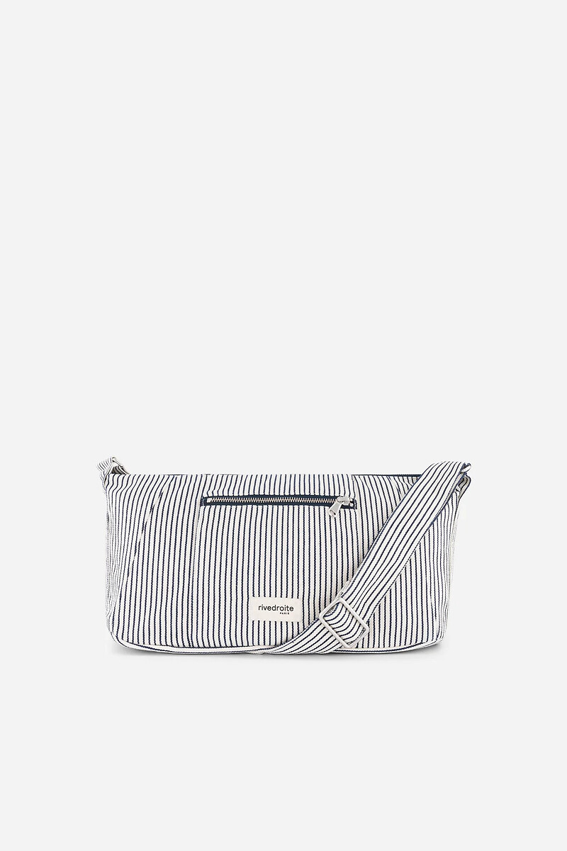 RIVDROITE<br>Bolsa transversal de lona estampada MINI CHARLOT