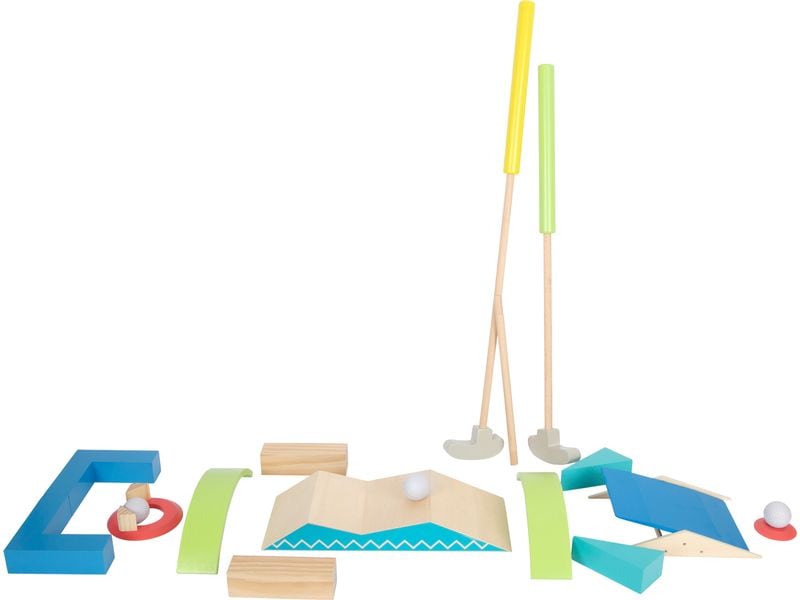 small foot Minigolf-Set Active Active Kinder-Minigolf-Spiel mit flexiblen Elementen für den Garten