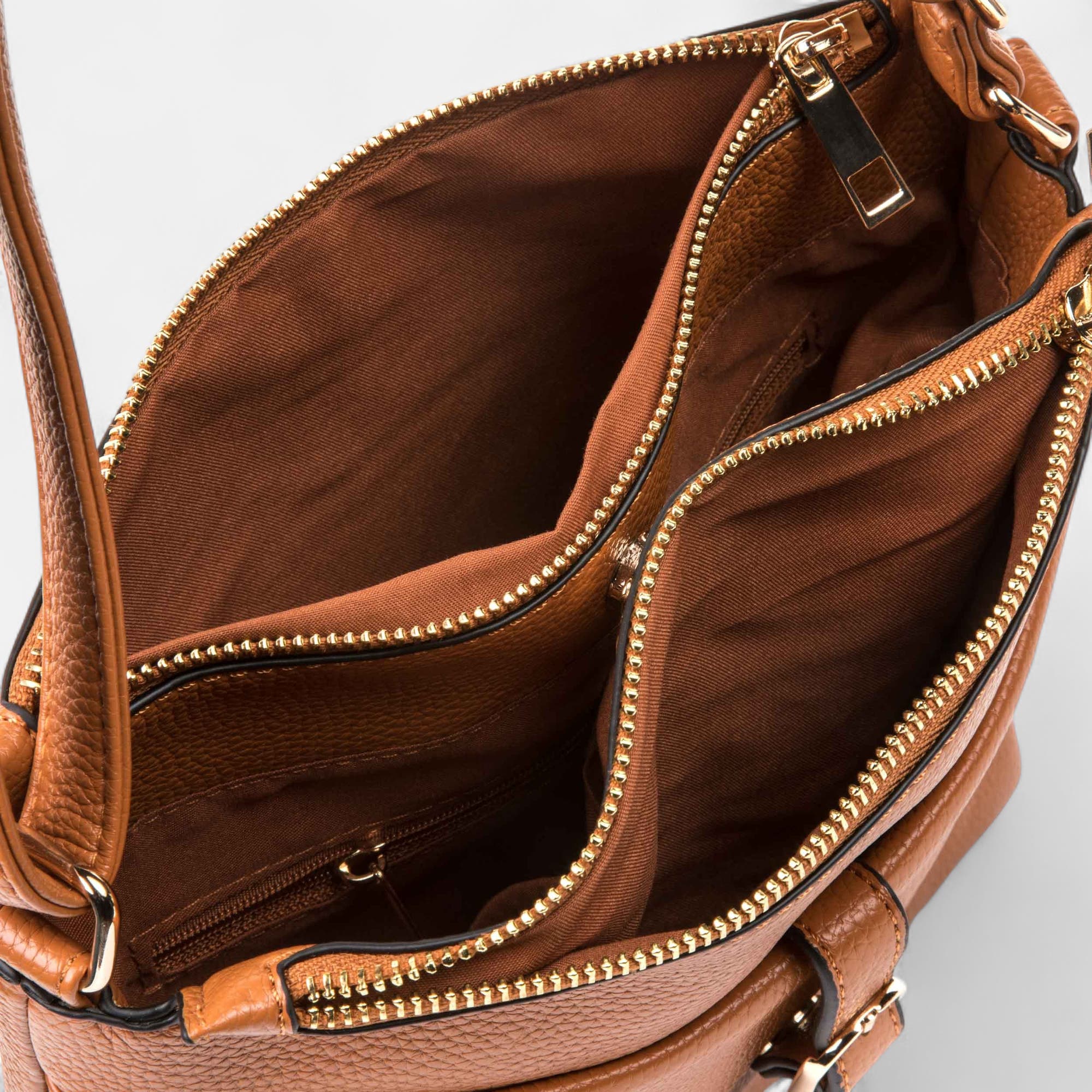 Sac bandoulière cognac