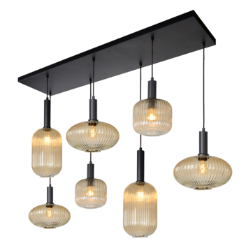 Lucide hanglamp Maloto amber 150x30 cm (lxb)