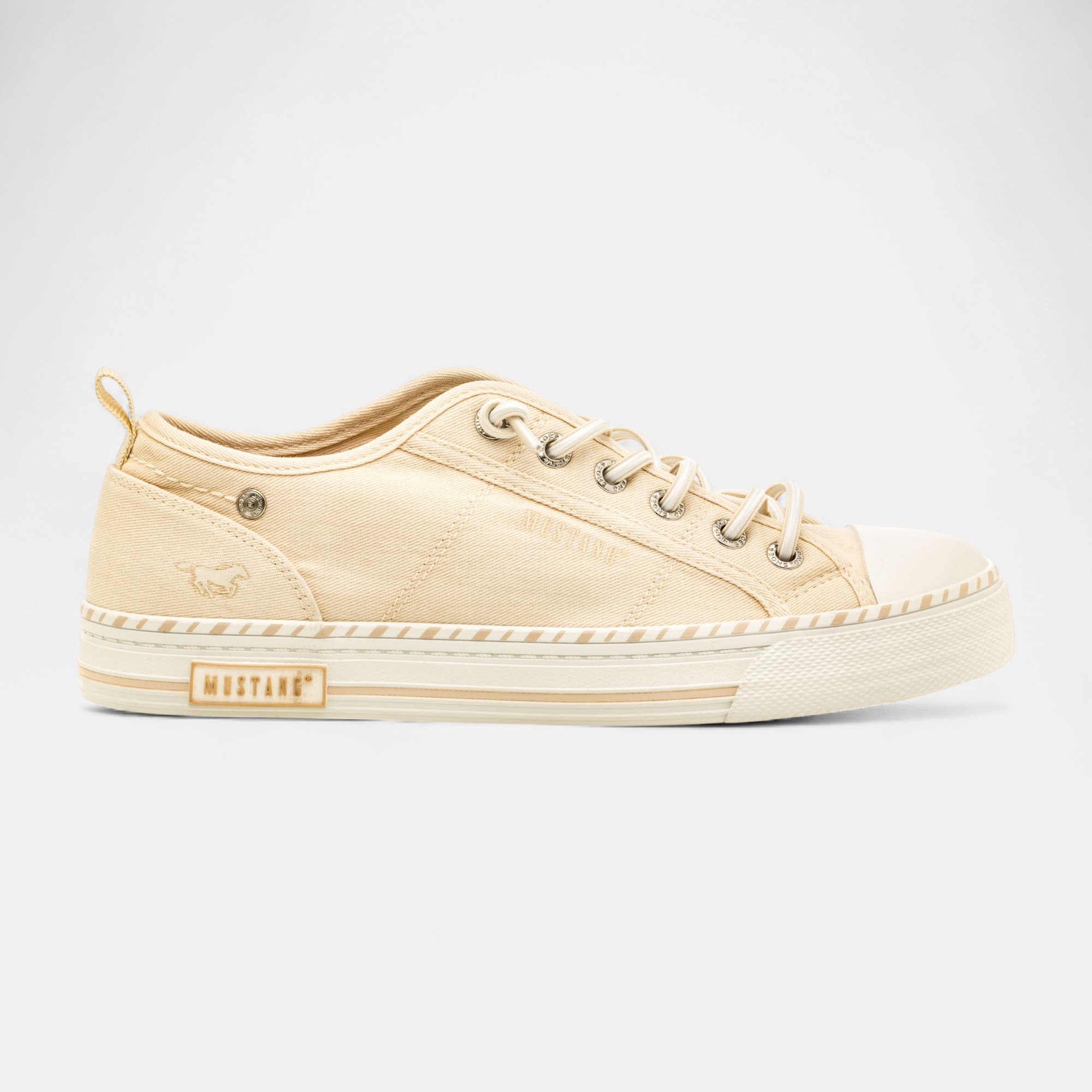 Baskets en toile Femme beige