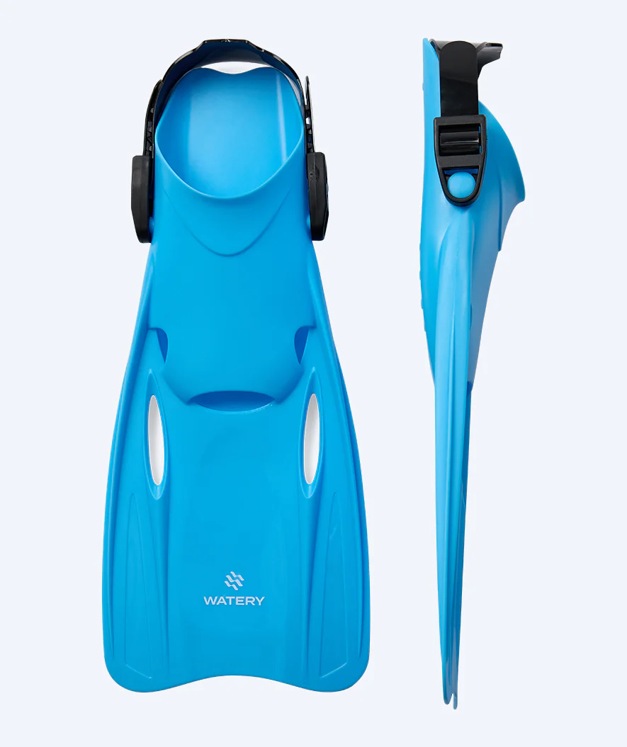 Watery snorkelsæt til junior (8-15) - Odine/Fleetwood - Hvid/blå