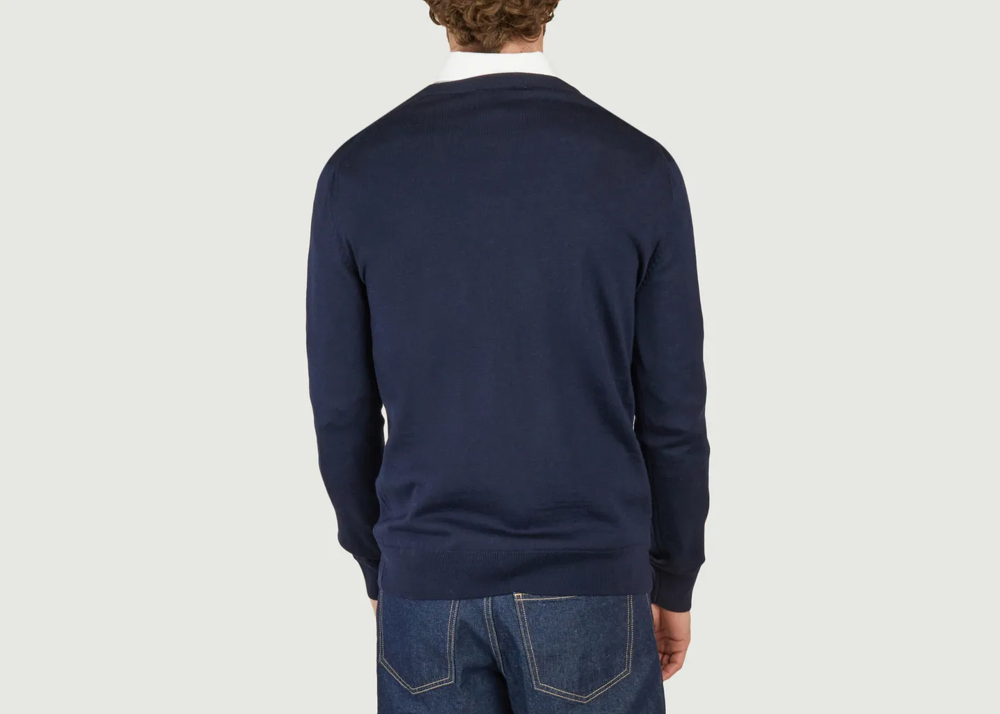 Pull Tricolor Fox Patch Maison Kitsuné