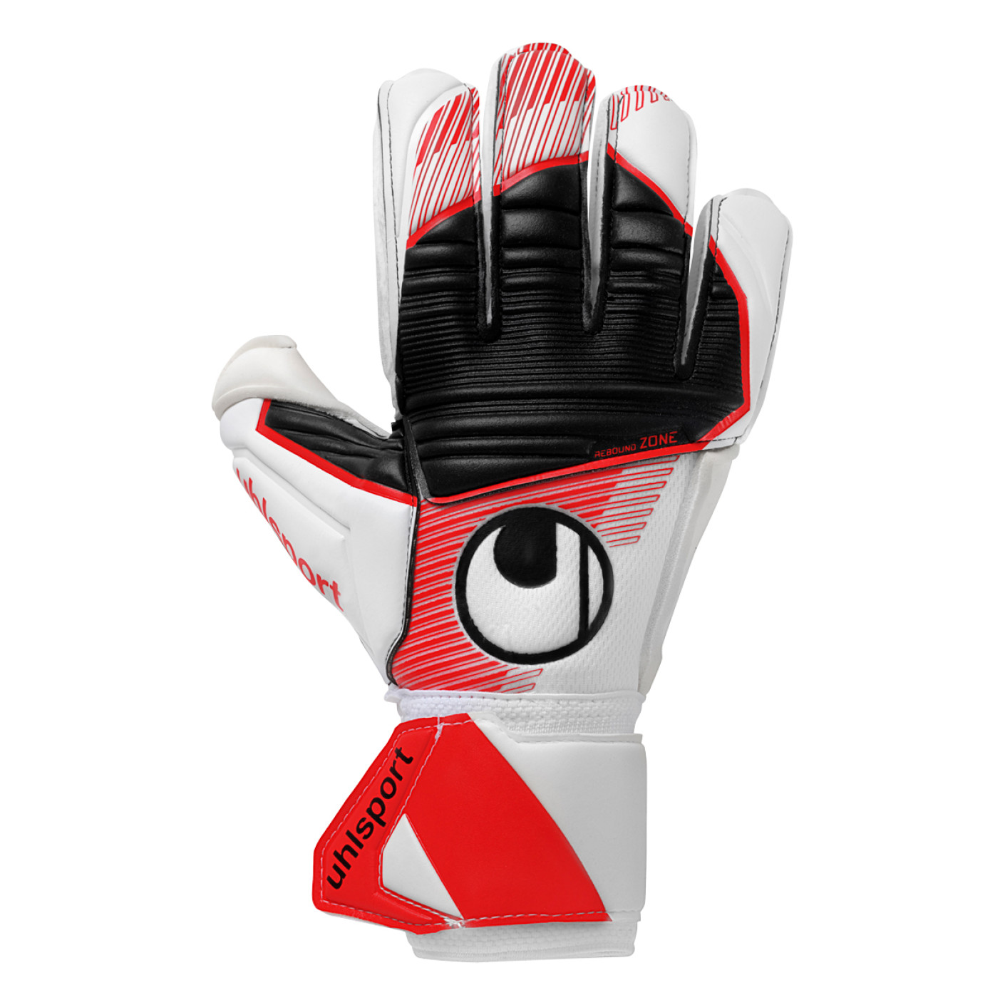 Uhlsport Classic Absolutgrip Keepershandschoenen Wit Rood Zwart