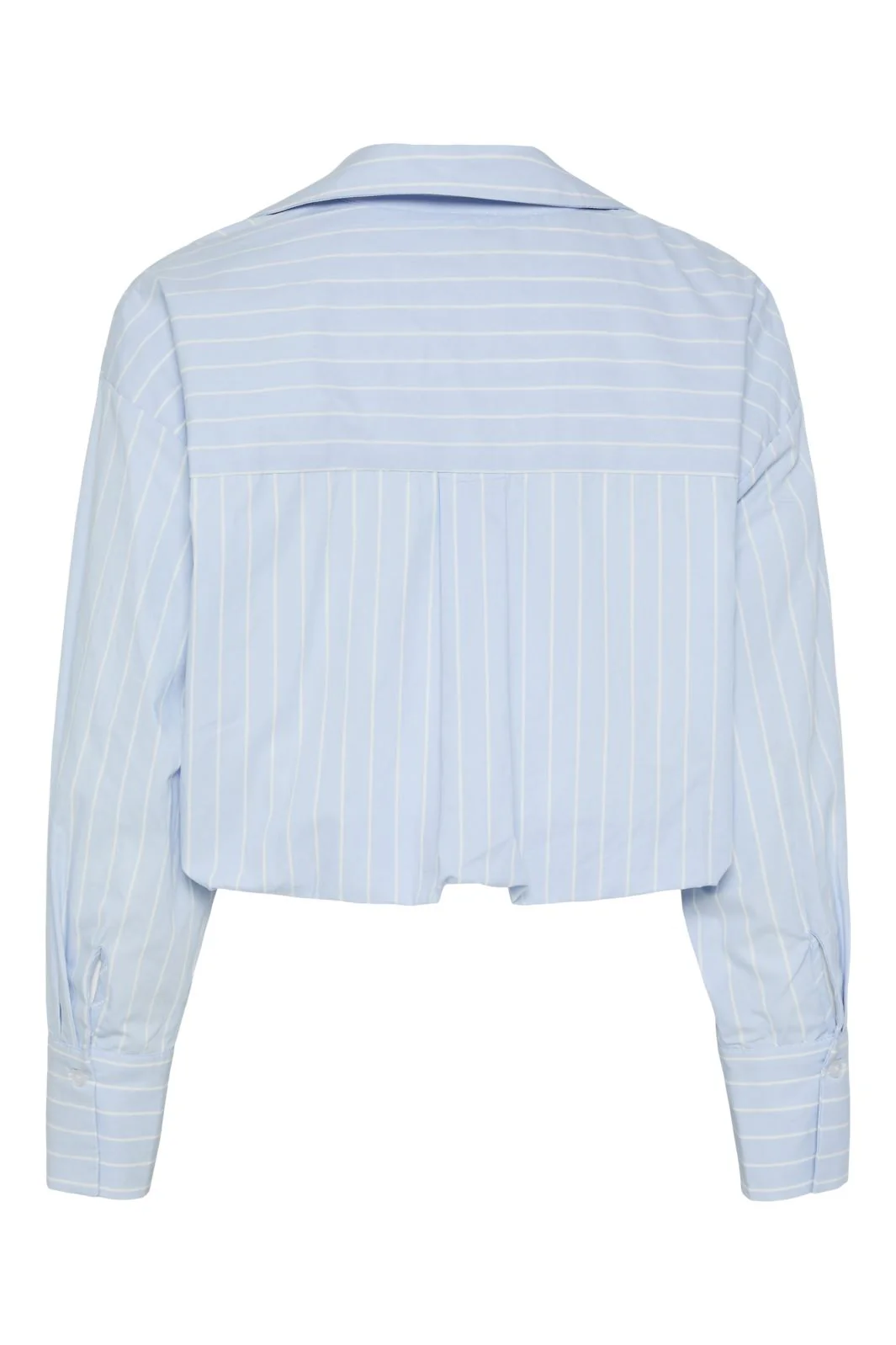 Pieces Pcgemma Ls Cropped Shirt Jit 4724474 nantucket breeze white