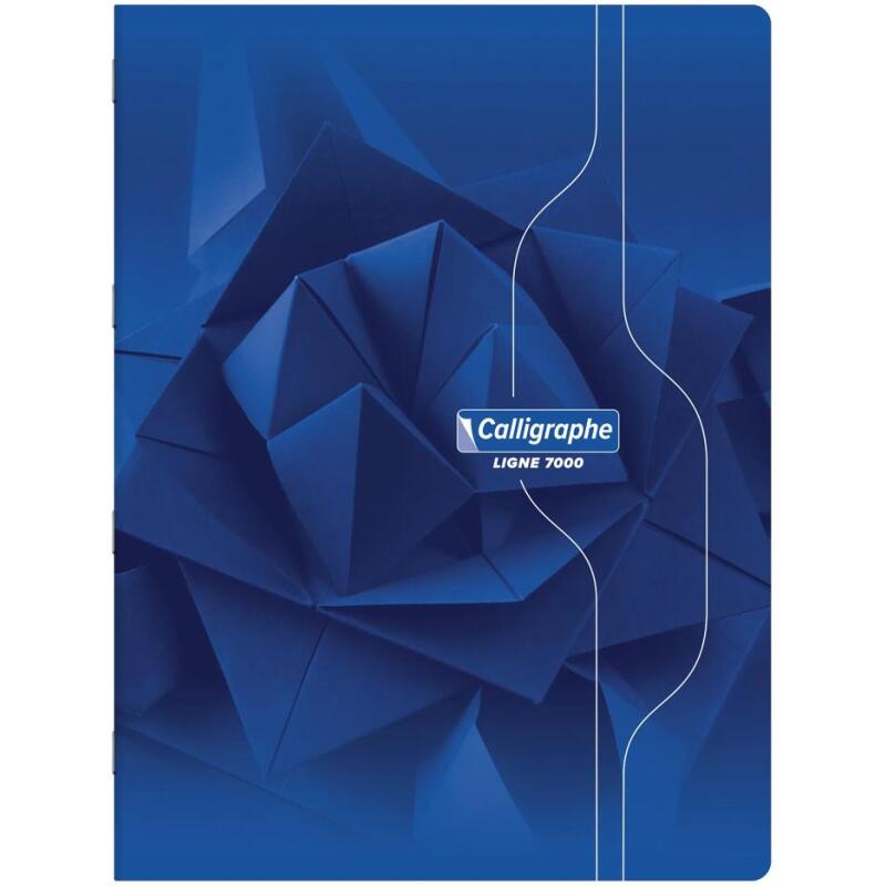 Cahier piqué 7000 24x32 cm 140 pages grands carreaux 70 g - Assortis