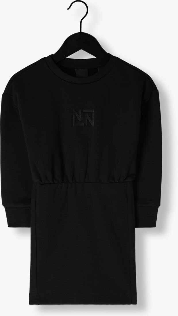 NIK & NIK zwarte nik & nik mini jurk fancy ls sweatdress