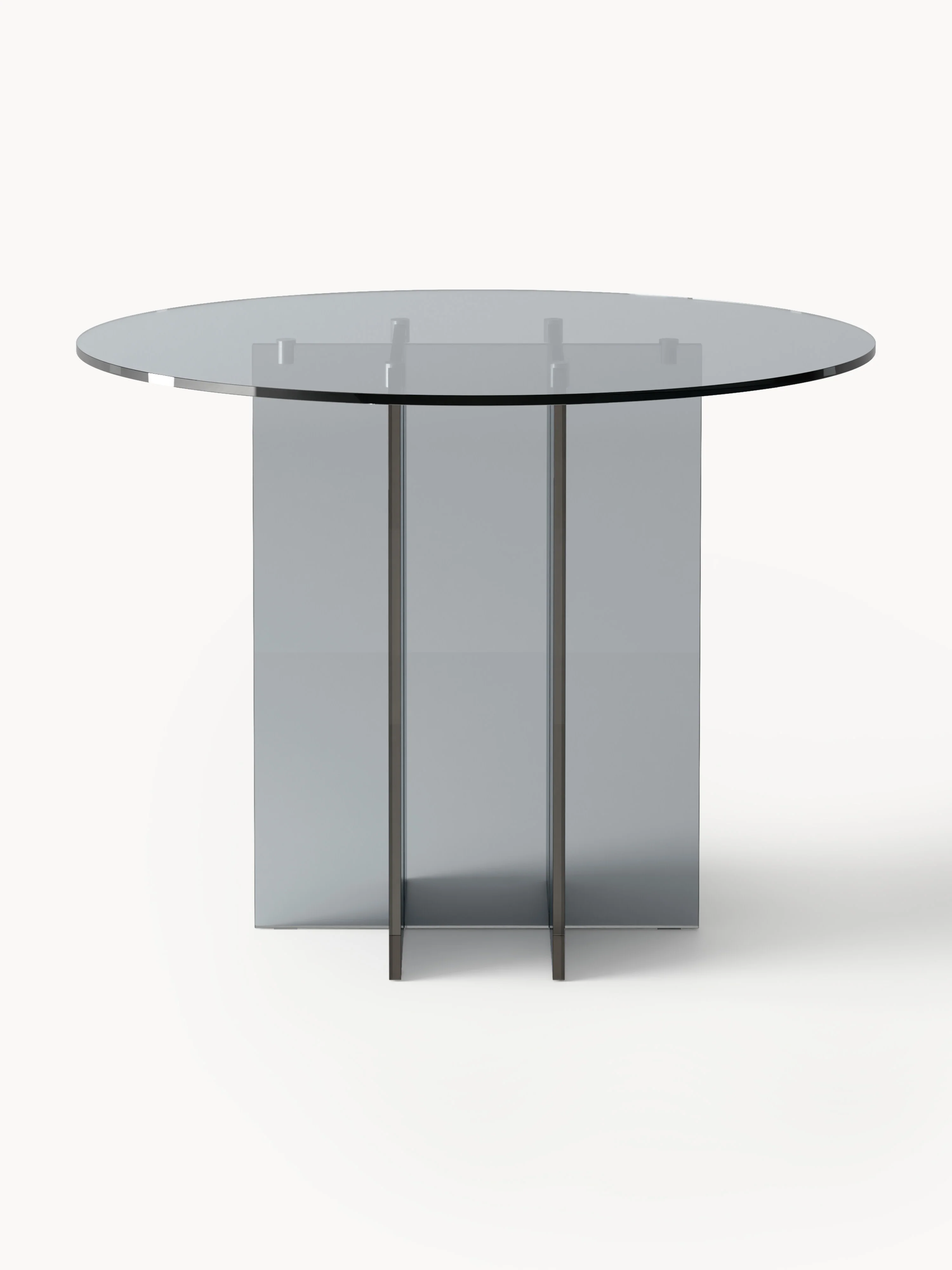 Ronde glazen eettafel Anouk, in verschillende formaten